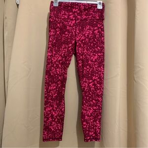 Fabletics Define Powerhold High-Waisted 7/8 Legging, Neon Pink Tropic Spritz